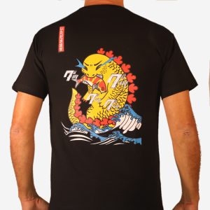 t shirt monster eat koi fish b