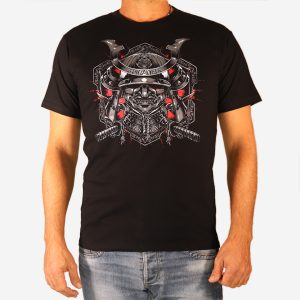 t shirt samurai emblem