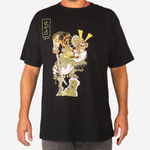 t shirt samurai tiger