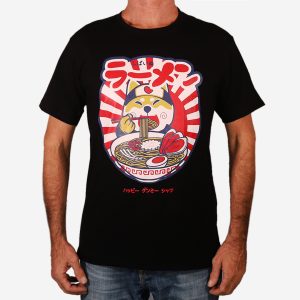 t shirt Shiba eat ramen