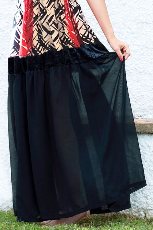 Copricostume gonna lunga Monica Wabi Sabi - immagine 4