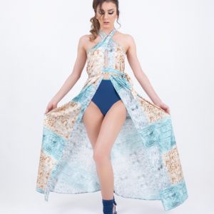 Vestito foulard Haidy Safari con variante colore